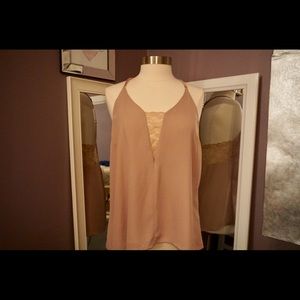 Charlotte Russe  Lace Mauve  Cami